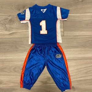 12 month Florida Gator Jersey Shirt with Pants